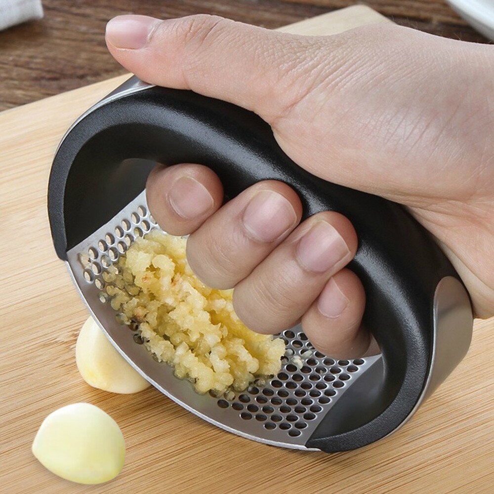 Prensador de ajos de acero inoxidable, triturador exprimidor, picadora, dispositivo de cocina, herramienta de cocina para el hogar