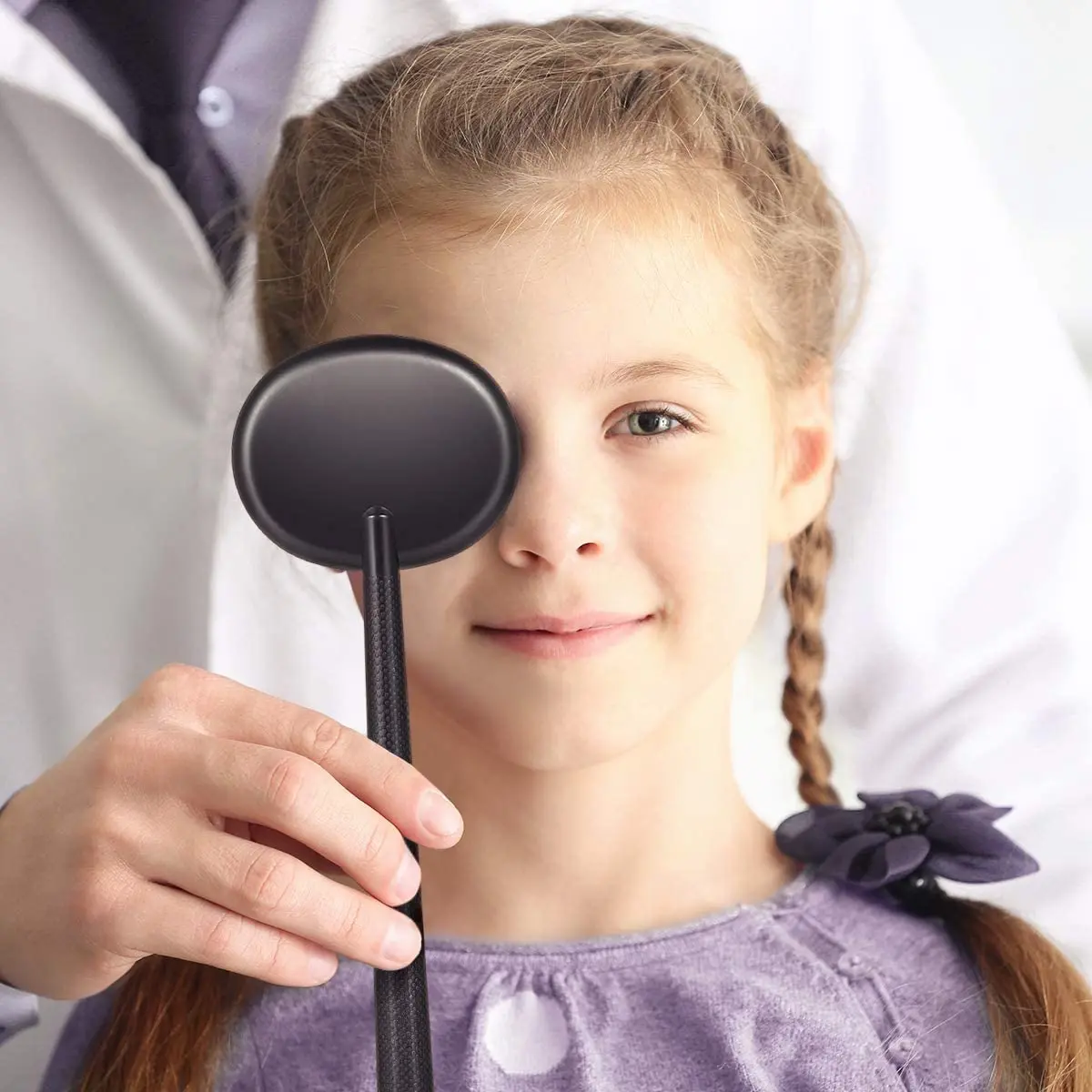 Handheld Eye Occluder Professioneel Kunststof voor Vision Test