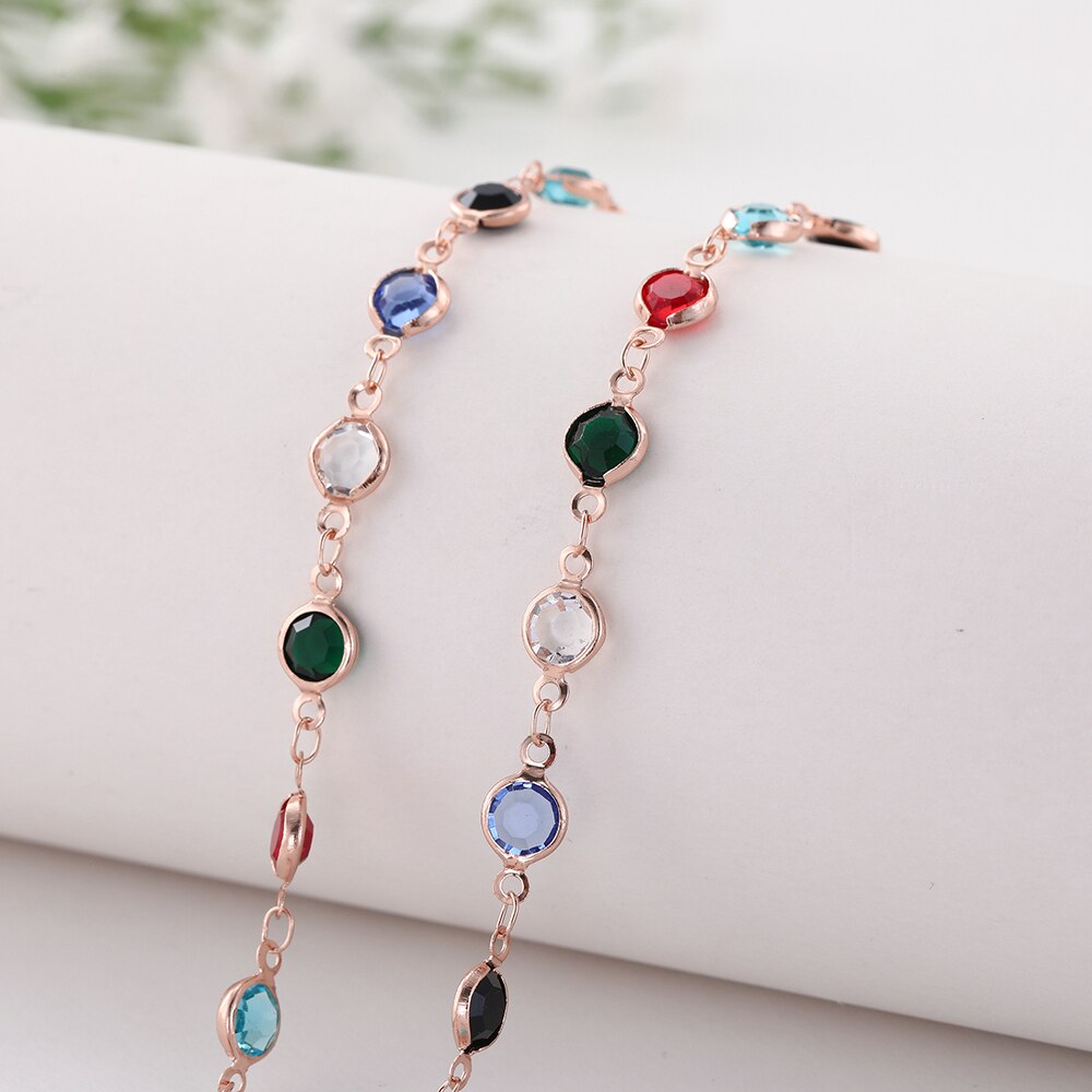 SKYRIM, antideslizante, gafas de sol de cristal para mujer, cadena dorada plateada, correas y cordones para el cuello, cuerda, cadenas para anteojos, soporte de cordón