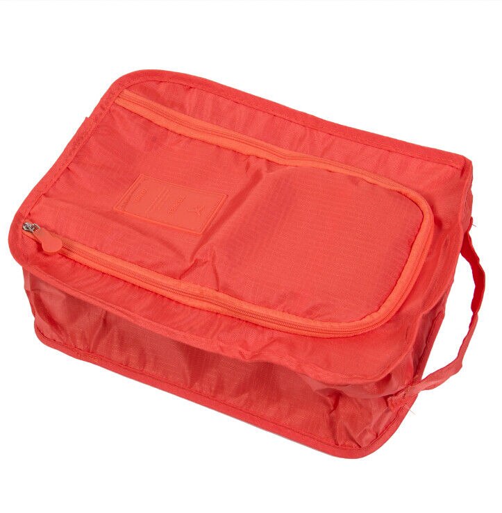 Waterproof Football Shoe Bag Travel Boot Rugby Sports Gym Carry Storage Case Box: Orange