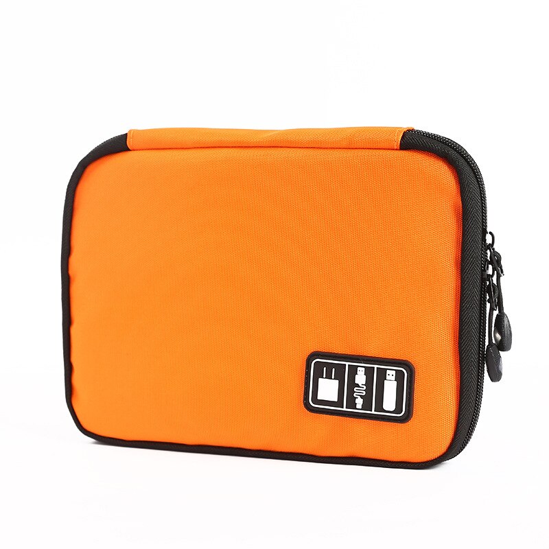 Watch Organizer Box FOR Apple watch band Strap iWatch box Packaging Watchband Holder roll bag Accessories Portable Storage Case: Orange