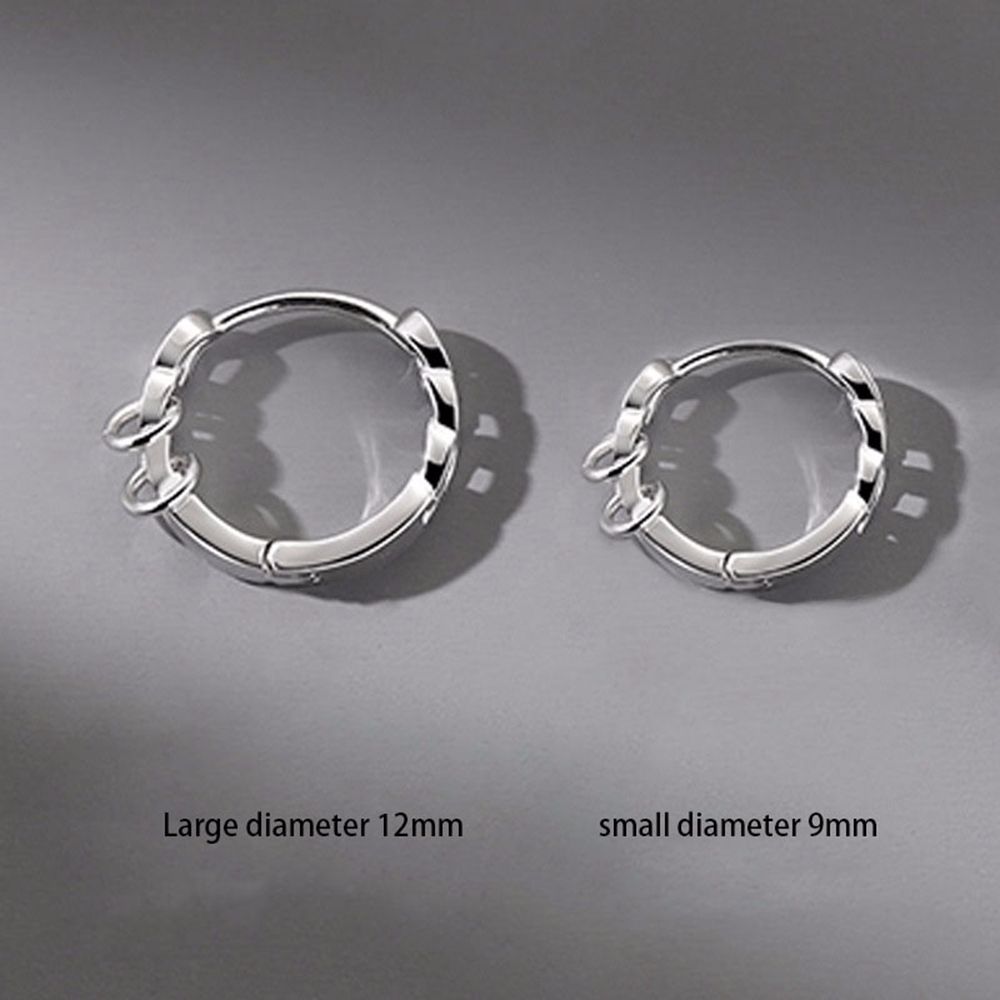 Personality cool boys hoop earrings Korean style simple trend chain earrings ear buckles jewelry