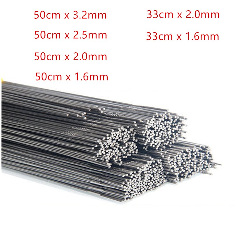 Aluminium lasstaven voor solderen bij lage temperaturen, corrosiebestendig tig-lassen, 3.2mm*50cm lasstaven, soldeerstaaf