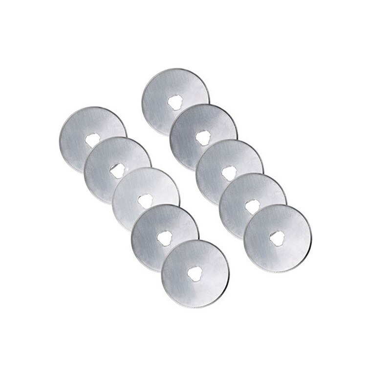 10 PZ 45 MILLIMETRI Multi-scopo rotante taglierina Tessuto discoteca Mano trapuntatura Ruota per Cucire Rotolo di Carta Punta in Metallo Duro lama di Sega Circolare Taglio
