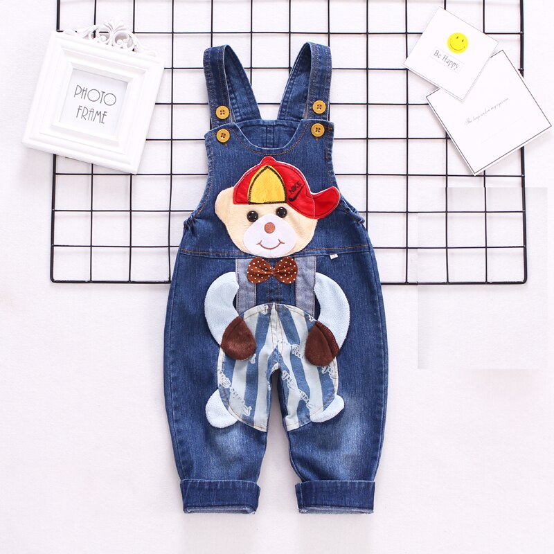 Diimuu Lente Peuter Jongens Lange Broek Denim Overalls Tuinbroek Kids Baby Boy Jeans Jumpsuit Kleding Kleding Outfits Broek: 9-12M