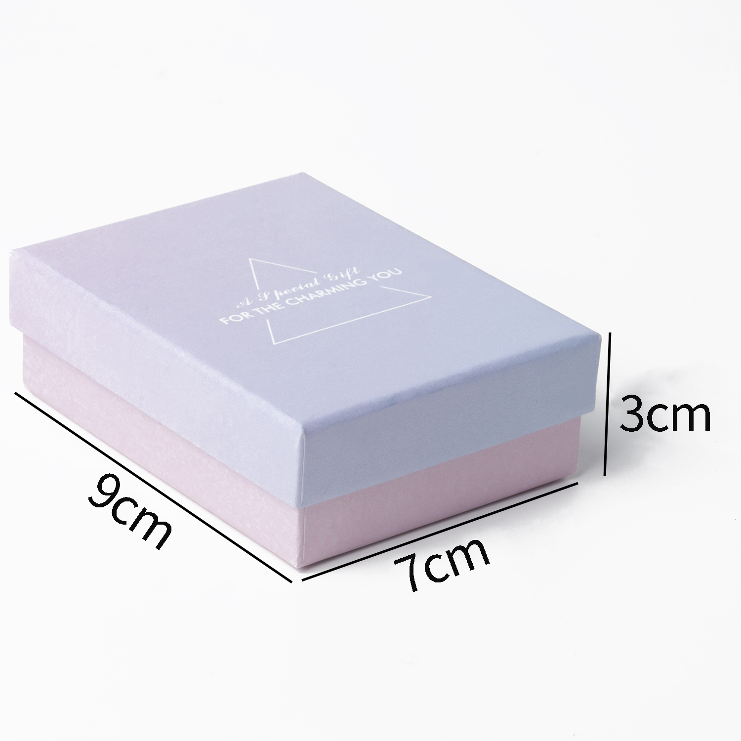 Joyero de papel, cajas de cartón para pulseras, anillos, de joyería, embalaje de exhibición, caja de embalaje de almacenamiento: Gris