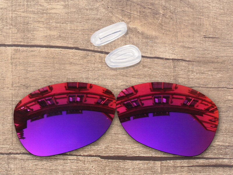 Vonxyz 20 + Scelte di Colore Occhiali Da Sole Polarizzati Lenti di Ricambio &amp; Naso Pastiglie per-Oakley Crosshair Nuovo 2012 OO4060 Telaio: Midnight Mirror