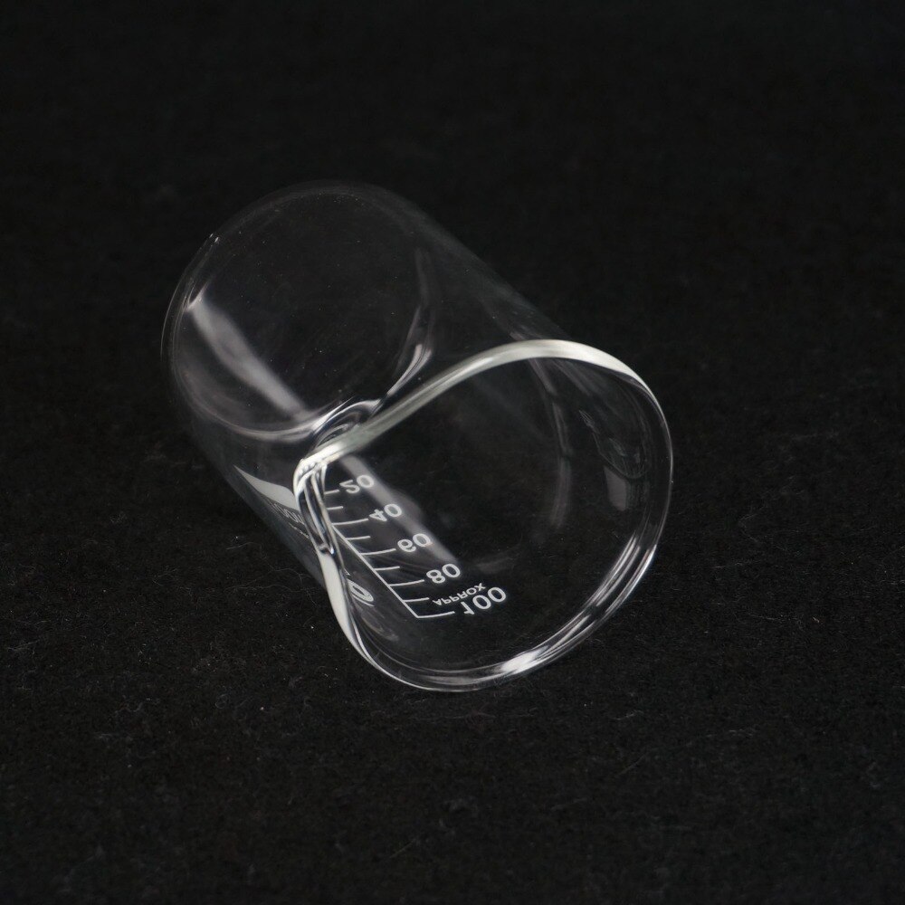 100ML Low Form Beaker Chemistry Lab G3.3 Borosilicate Glass Heavy Wall