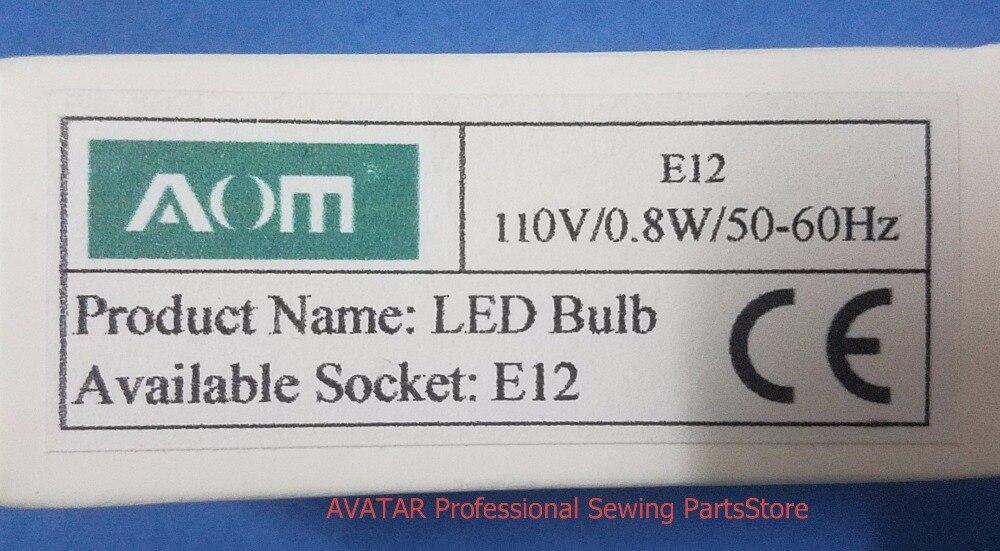 E12 E14 E15 110V/220V 0.8W 50-60Hz household Household sewing machine bulbs bulb lamp for singer juki pfaff janome brother acme