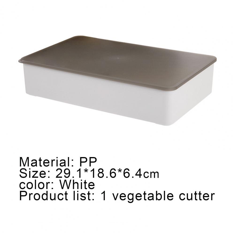 Sales! Groentesnijder Geen Gedoe Antislip Pp Vers Houden Doos Groentesnijder Voor Fruit