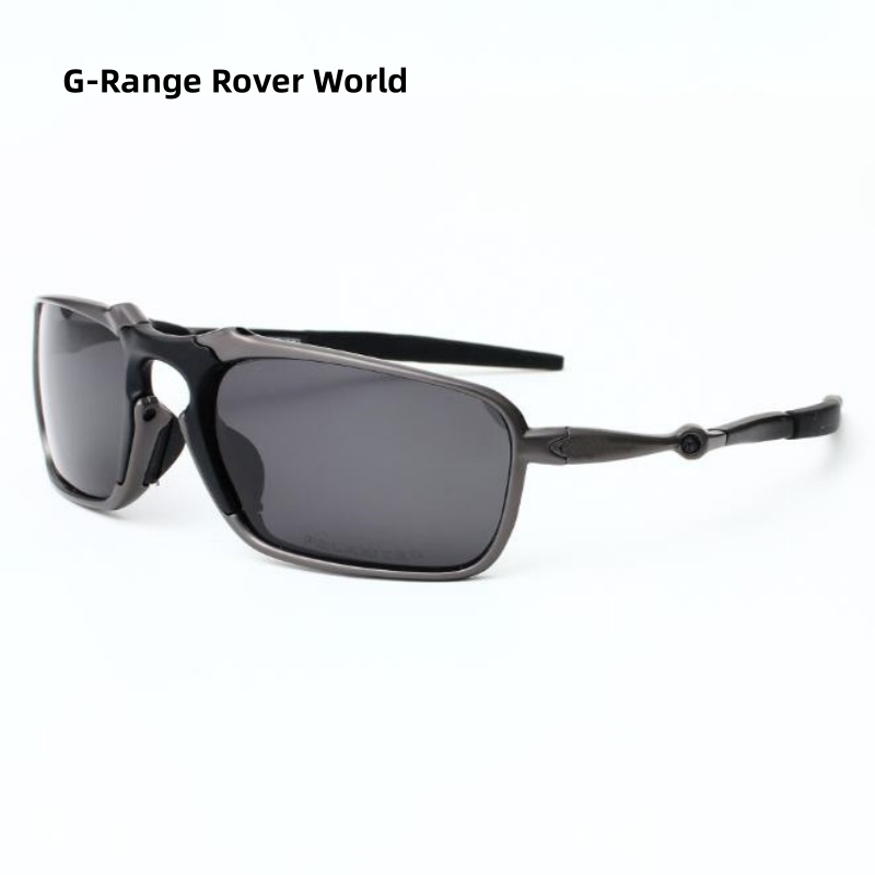X Metall badman sonnenbrille für damen und herren, polarisierte sonnenbrille, fahrradbrille, sportbrille: Weiß