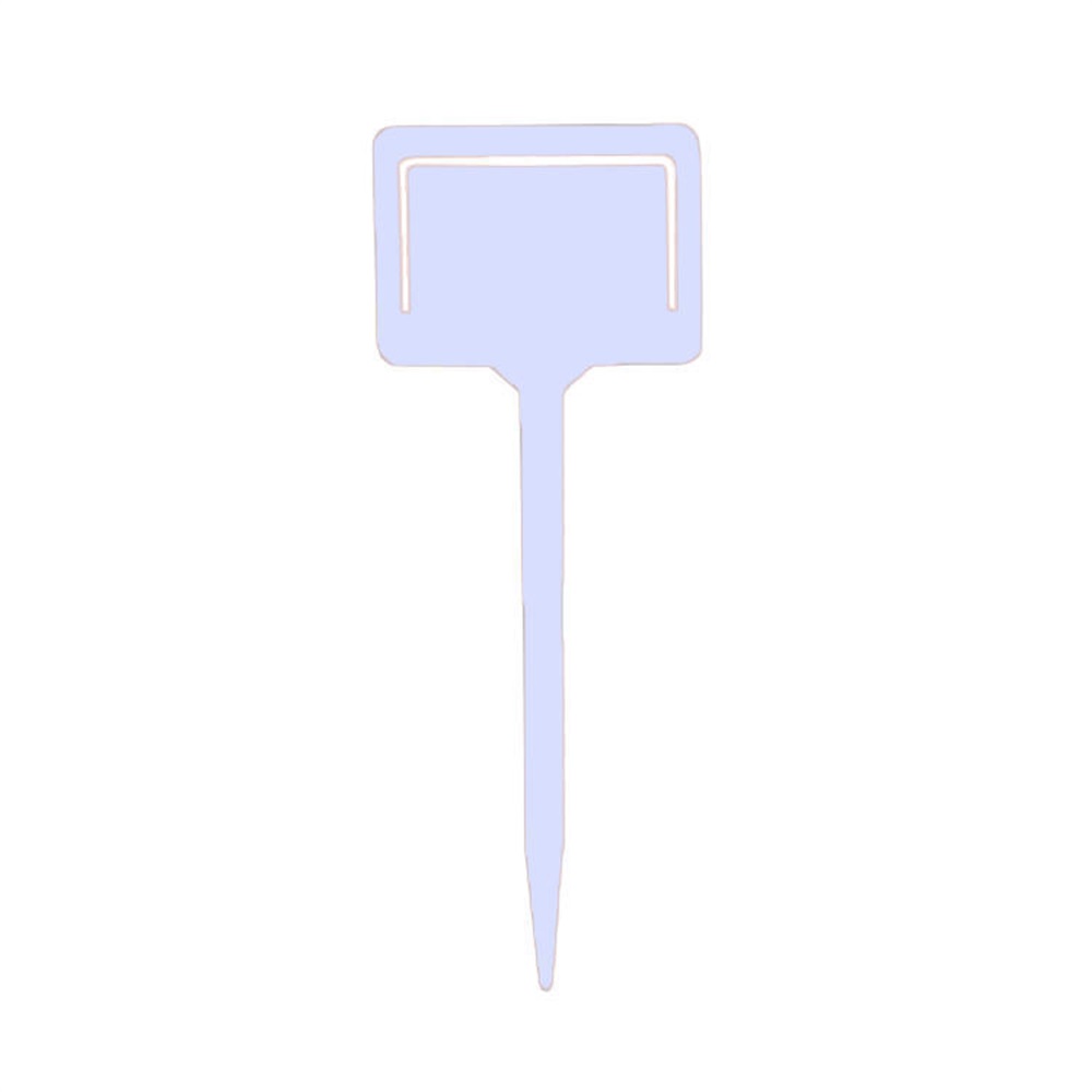 10 Etiquetas de Plástico para Plantas, Marcadores Reutilizables para Plantas de Jardinería, Herramientas, Etiquetas de Señal Tipo T, Marcadores, Placa de Registro, Estacas en Macetas de Flores: Blanco