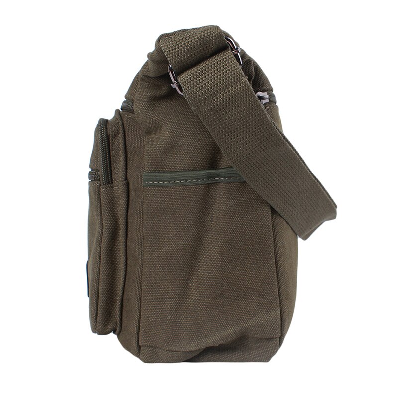 nouvelle rétro décontracté sac à bandoulière toile en plein air Simple sauvage diagonale unisexe unique épaule sac de messager