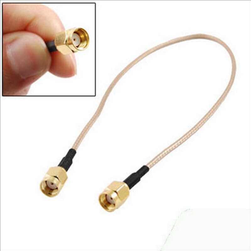1Pc SMA Male 2X SMA Female Jack Nut Y Type Splitter RF Coax Cable RG316
