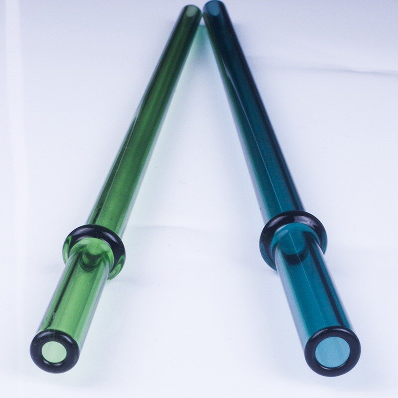 23Cm Glas Rietjes Eco Vriendelijke Herbruikbare Rietje Voor Smoothies Cocktails Keuken Bar Drinken Accessoires Rechte Rietjes