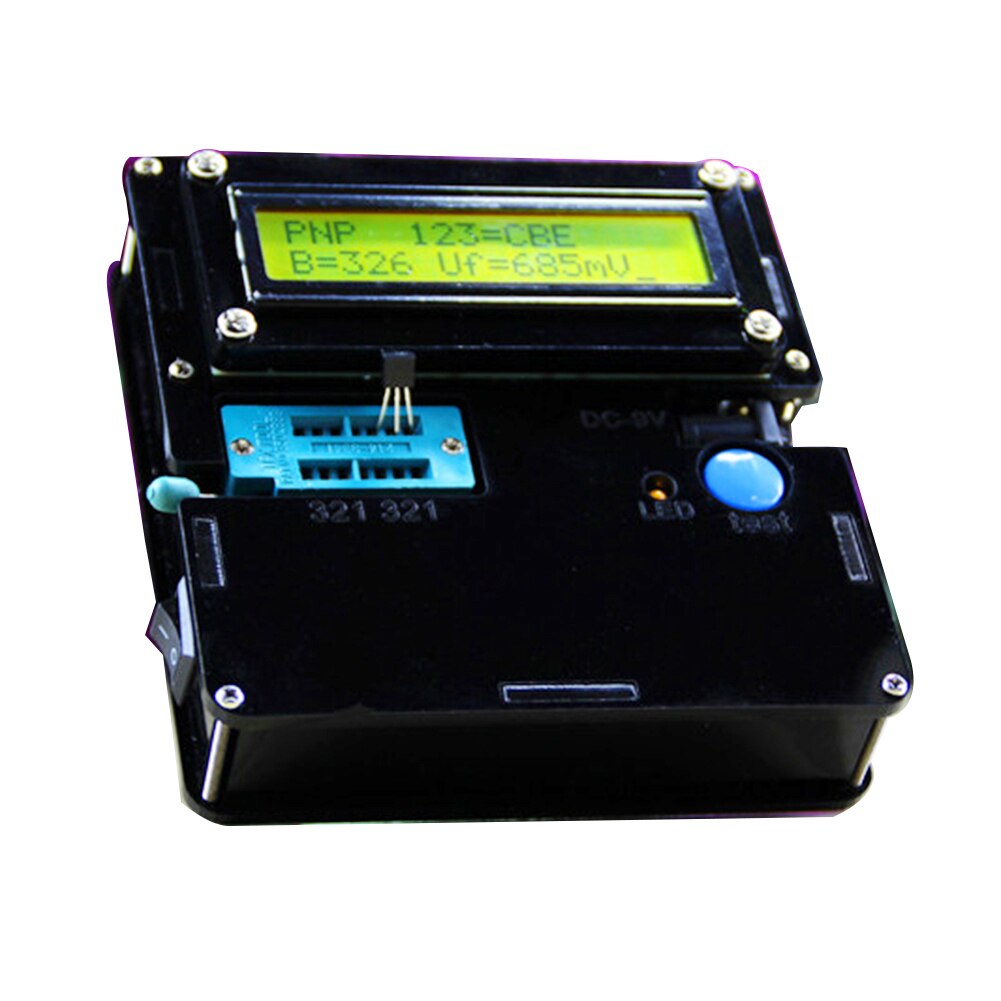 DIY KITS YD-CS Transistor Tester For Multimeter Meter Resistor Capacitor Triode Electronic Measurement With Shell