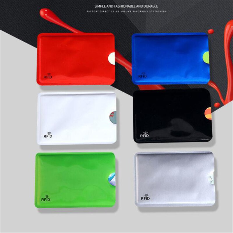 5/10Pcs Rfid Credit Card Protector Anti Diefstal Blokkeren Kaarthouder Bescherming Bankkaart Case Sleeve Skin case Covers