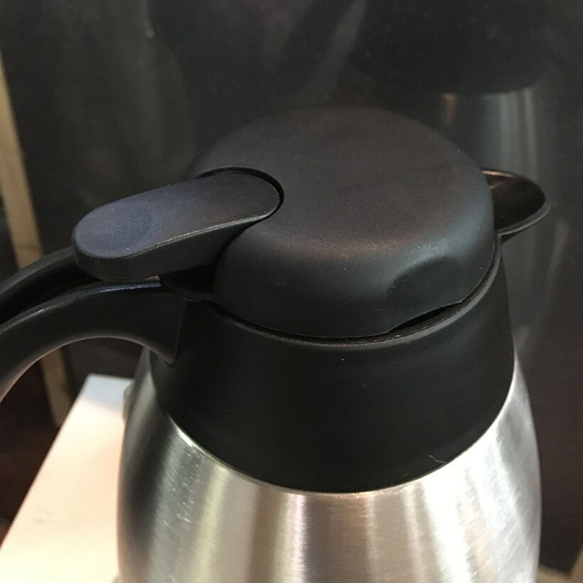 Edelstahl Vakuum Versiegelt Isoliert Themos Kolben 600ml Thermische Doppelwandige Kaffee Topf Wasser Tee Gießen Flasche Griff für bar