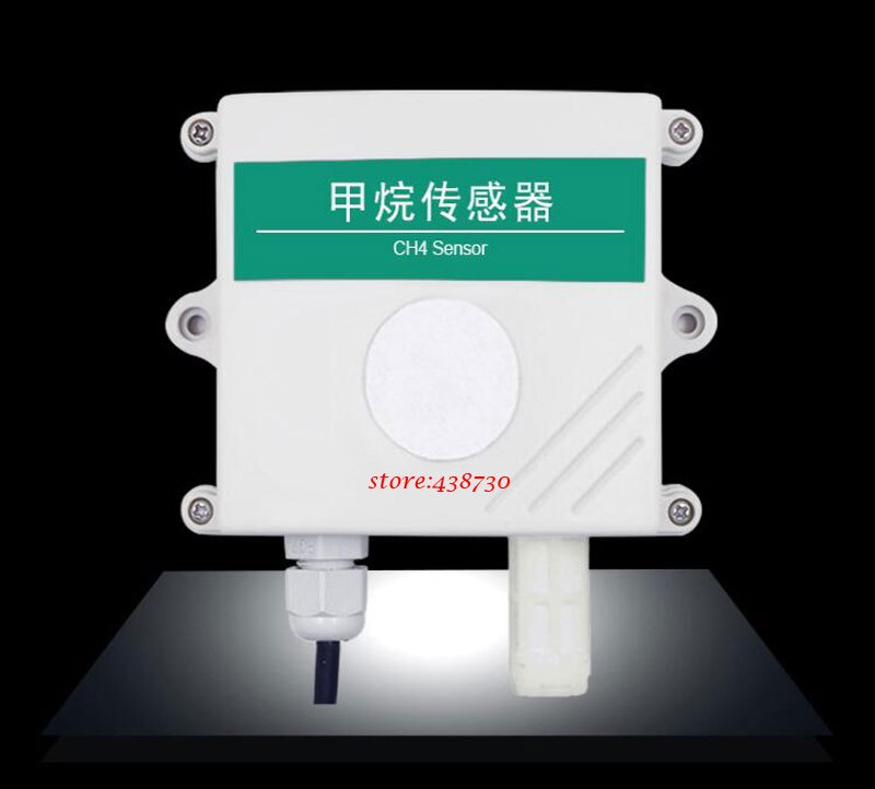 Industrial grade methane sensor / 4-20mA output concentration detector / combustible gas alarm RS485 CH4 transmitter