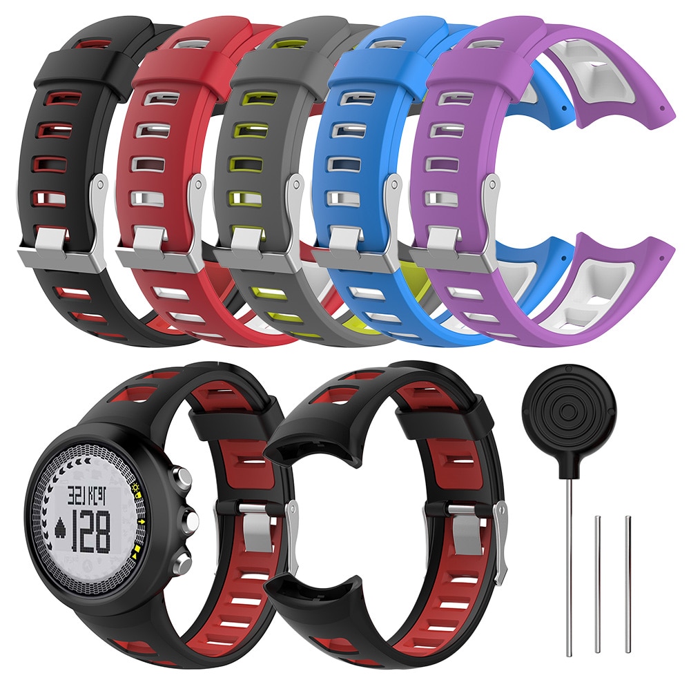 Bracelet de montre universel en Silicone pour SUUNTO Quest M1 M2 M4 M5 série M, bracelet de montre intelligente, accessoires, directe