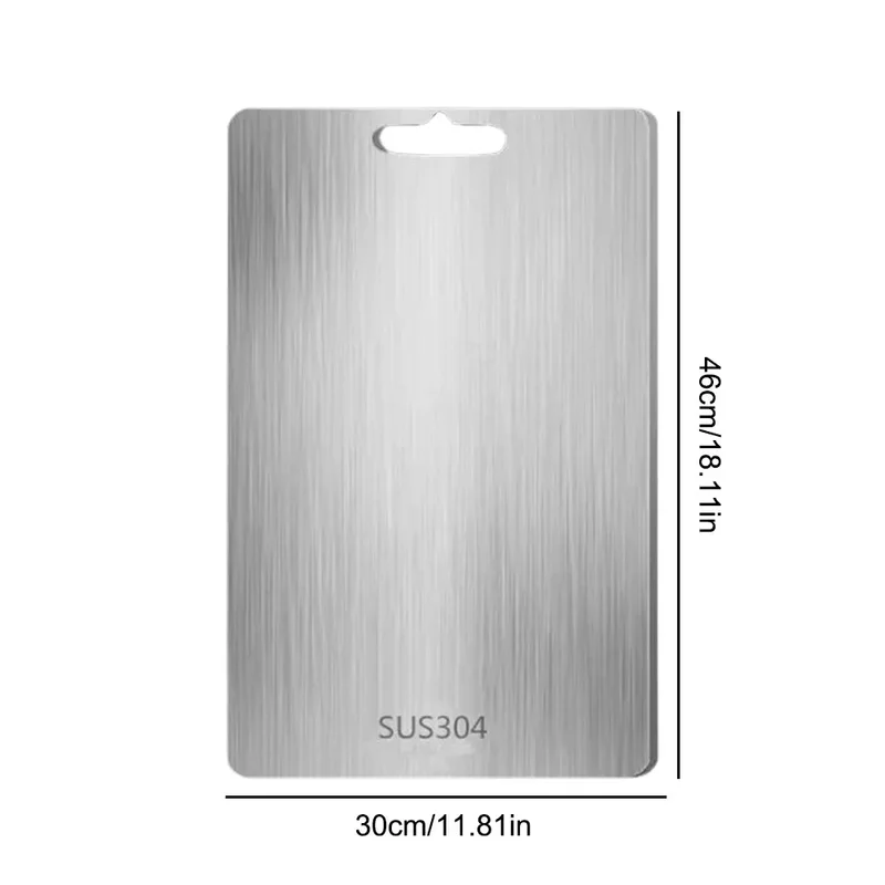 Tablas de cortar de cocina, tabla de cortar de acero inoxidable, Panel, mesa picadora, corte de alimentos, amasado, tabla de masa, accesorios de cocina