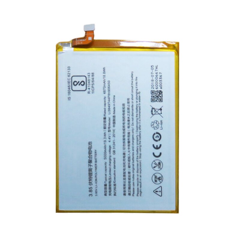 100% Original Li3849T44P8h906450 5000mAh Battery For ZTE Blade A6 A6020 / A6 Lite A0622 Phone Battery+Home