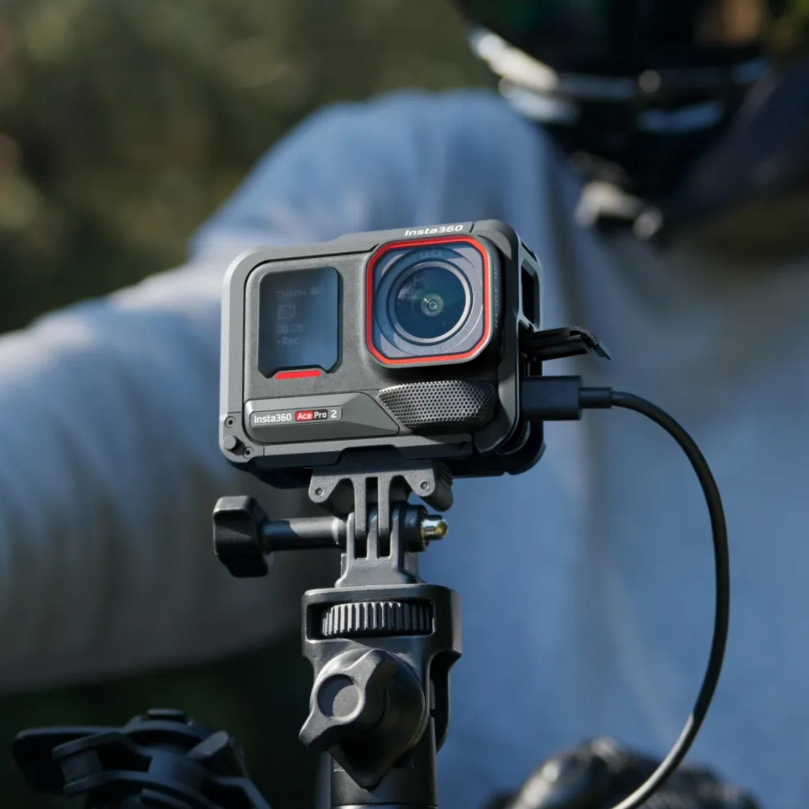 Accesorios originales para Insta360 Ace Pro 2, protector de lente, Mini Estuche de transporte, jaula de Metal, adaptador de micrófono, estuche de buceo impermeable, GPS