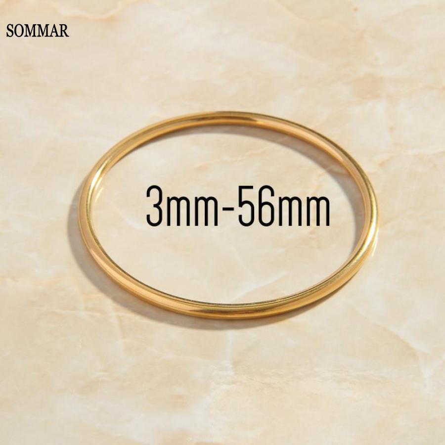 SOMMAR roestvrijstalen kleur bedels armband Simple Heritage Gold/Rose Gold Wedding Armband Sieraden Europese stijl: Titanium Plated