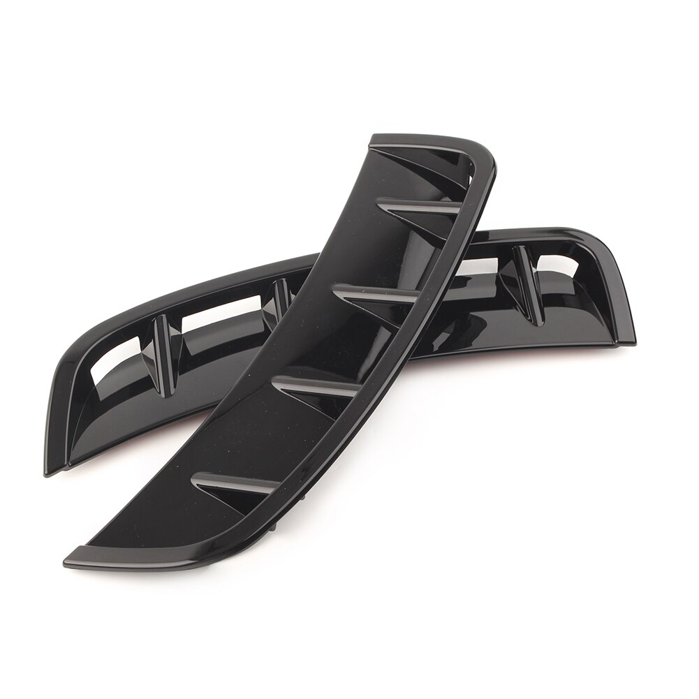 Glanzend Zwarte Auto Voorwiel Abs Air Vent Kap Spatbord Voor Mercedes-Benz A-Klasse W177 A200 A250 a220 A35 Amg 2 Stks/set