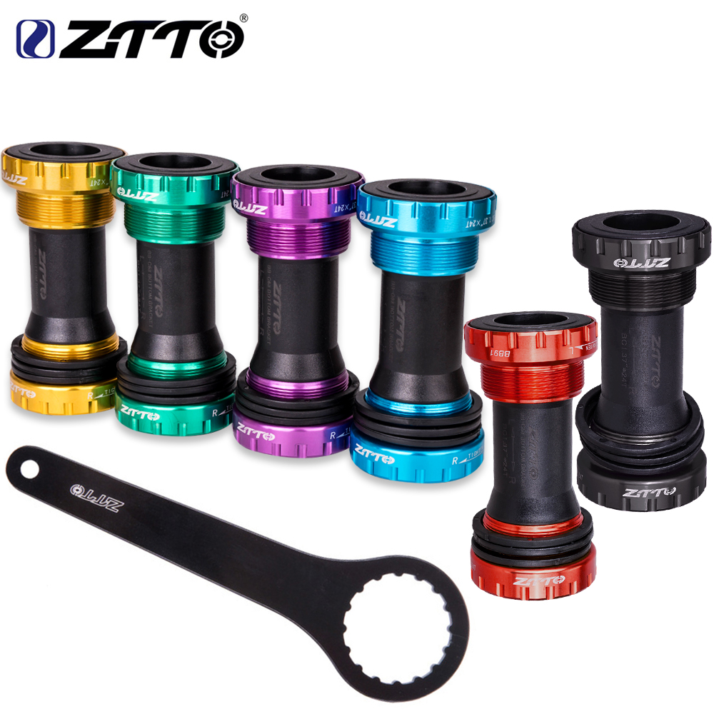 ZTTO BSA Lagerbier Tretlager Schraubentyp 68/73 mm Fahrradachse MTB Rennrad Aluminiumlegierung Wasserdichter Kurbelsatz Achsteile