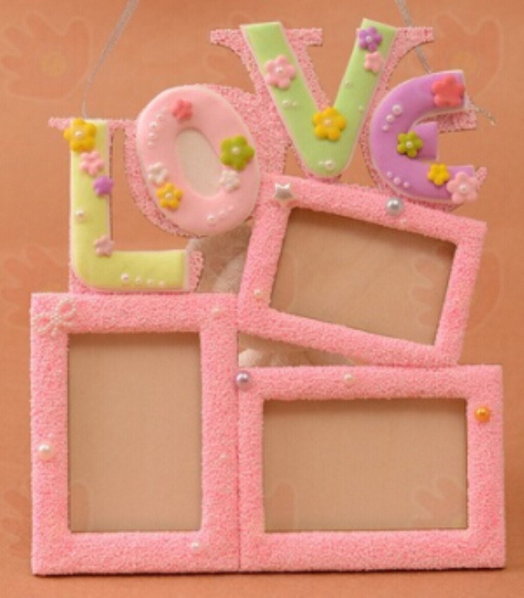 Valentine's Day Rahmen Photoframe Family Love Collage Picture Aperture Wall Picture Frame LOVE Photo Frame Home Decor