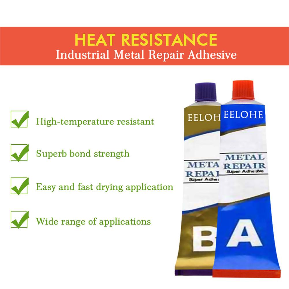 Metal Glue Adhesive Industrial Metal Repair Paste Heat Resistance Cold Weld Metal Repair Paste Waterproof Construction Materials