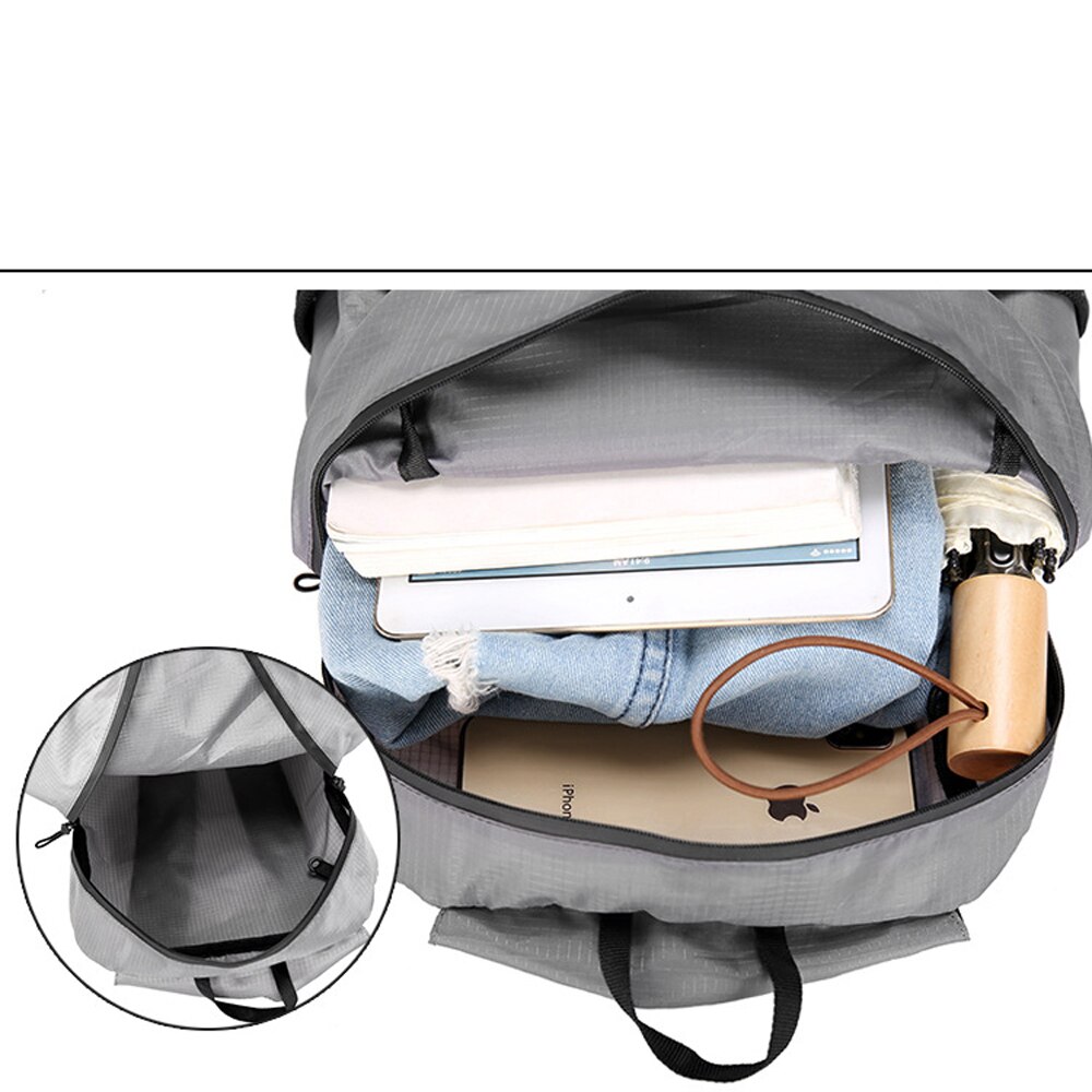 20L Portable Foldable Backpack Lightweight Waterproof Backpack Folding Bag Ultralight Outdoor Pack for Women Men Travel Hiking