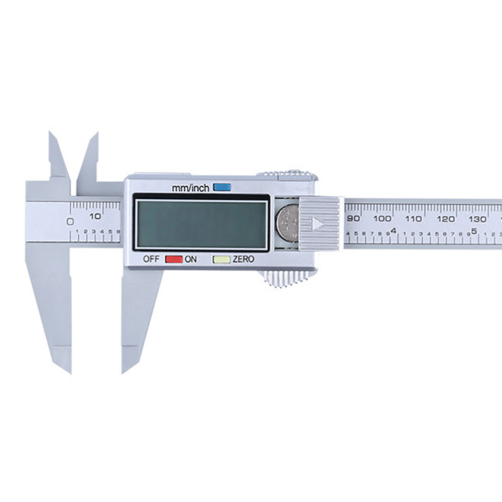 High precision electronic digital display Vernier caliper 0-150mm plastic measuring tool inner diameter outer gauge ruler: A