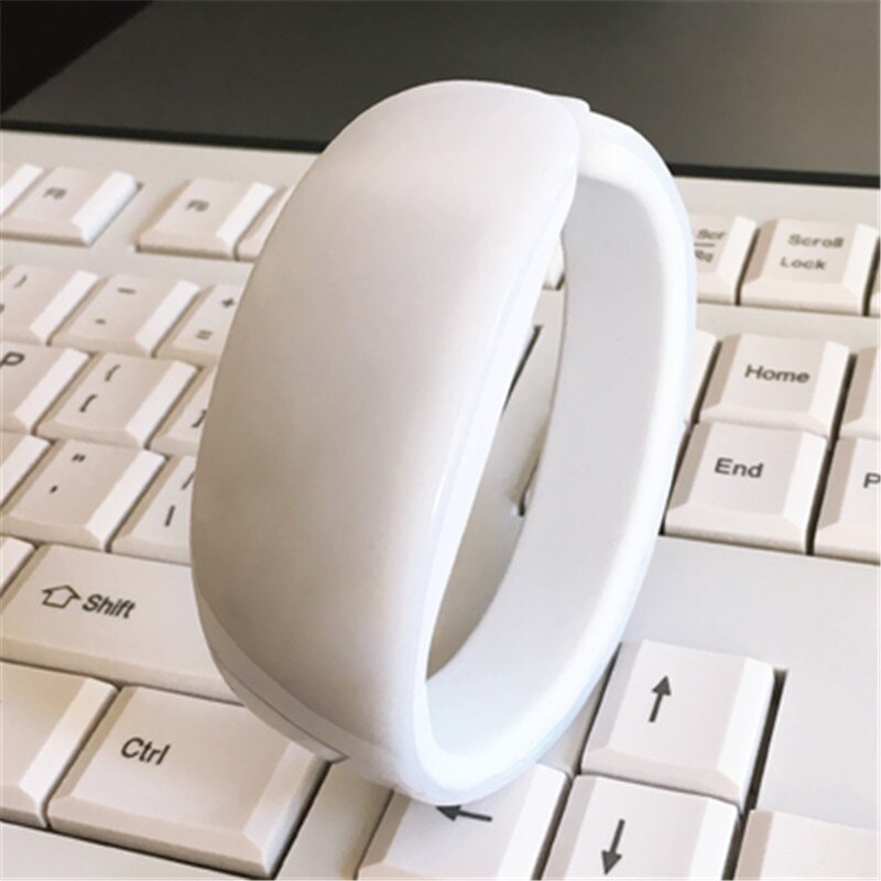 10 Kleur Dolfijn Armband Horloge Band Digitale Horloge Rode LED Horloges vrouwen Horloge Sport Klok reloj hombre relogio: WHITE