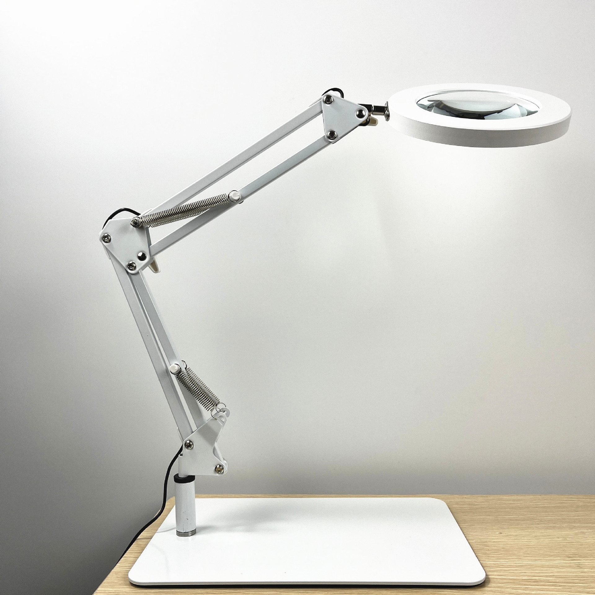 10x bureauvergrootglazen met lamp, hoge resolutie, schoonheidsleeslamp, reparatie van elektronische printplaten, bureaulamp, graveren, lassen: Goud