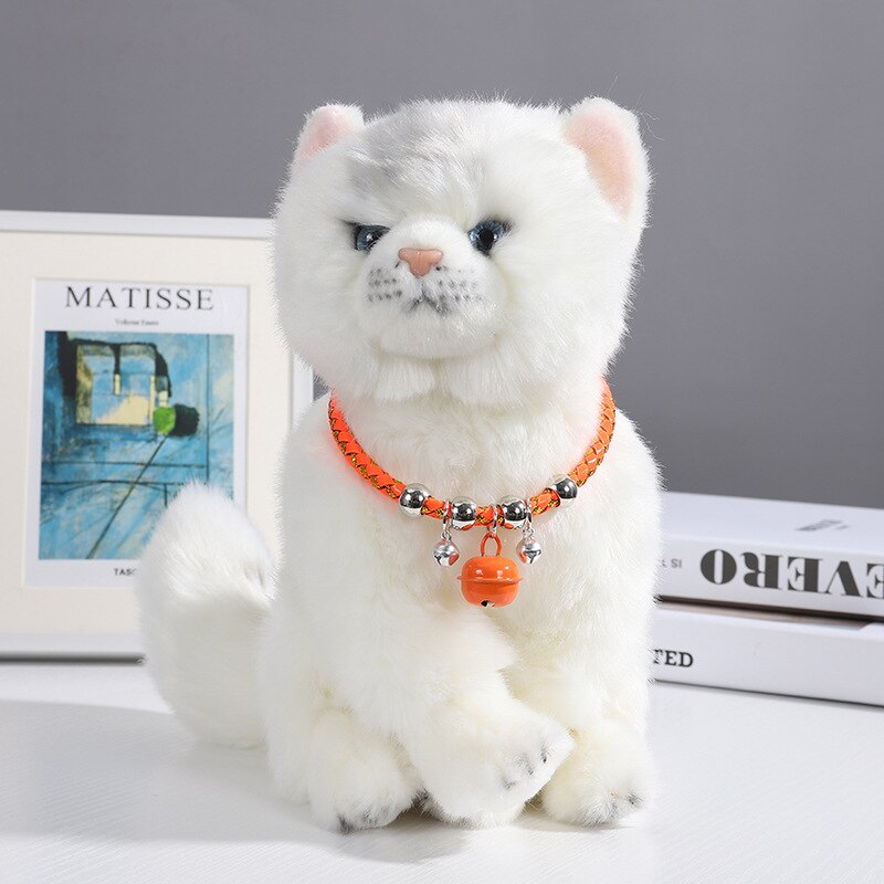 2 Stks/set Leuke Katten Halsbanden Met Hanger Verstelbare Veiligheid Kraag Puppy Chihuahua Konijn Ketting Met Bells Huisdieren Accessoires: Oranje
