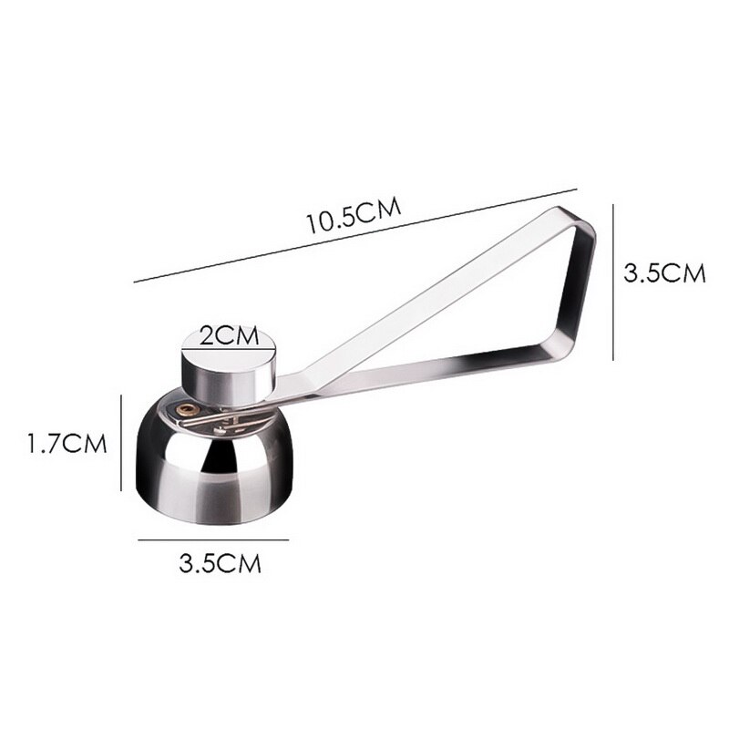 Stal nierdzewna jajko Opene kreatywny jajko nożyczki muszla nóż kołatka jajko krakers separator otwieracz robić jajek narzędzia kuchenne 1Pc