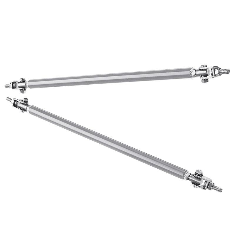 Bar Bumper Rod Silver Pull Exterior Car Vehicle Parts Accessories Adjustable Suppor