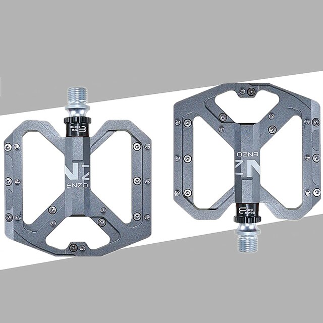 Ultraleicht ENZO Mountainbike Pedal Versiegelt 3 Lagerbier Straße Radfahren CNC Aluminium Legierung Eloxieren Flache Breite Mtb Fahrrad Pedale: NEZO Titan