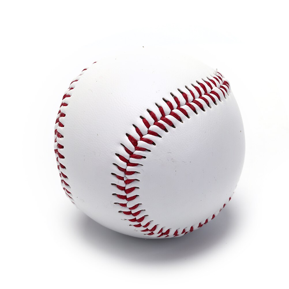 Balles de baseball de 9 pouces avec revêtement en pvc et intérieur en caoutchouc souple et dur, entraînement au softball