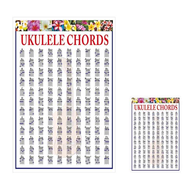 Ukulele Akkoord Tablatuur Ukulele Spelers Akkoord Vingeren Praktijk Grafiek Beginner Praktijk Auxiliary Tool Accessoires