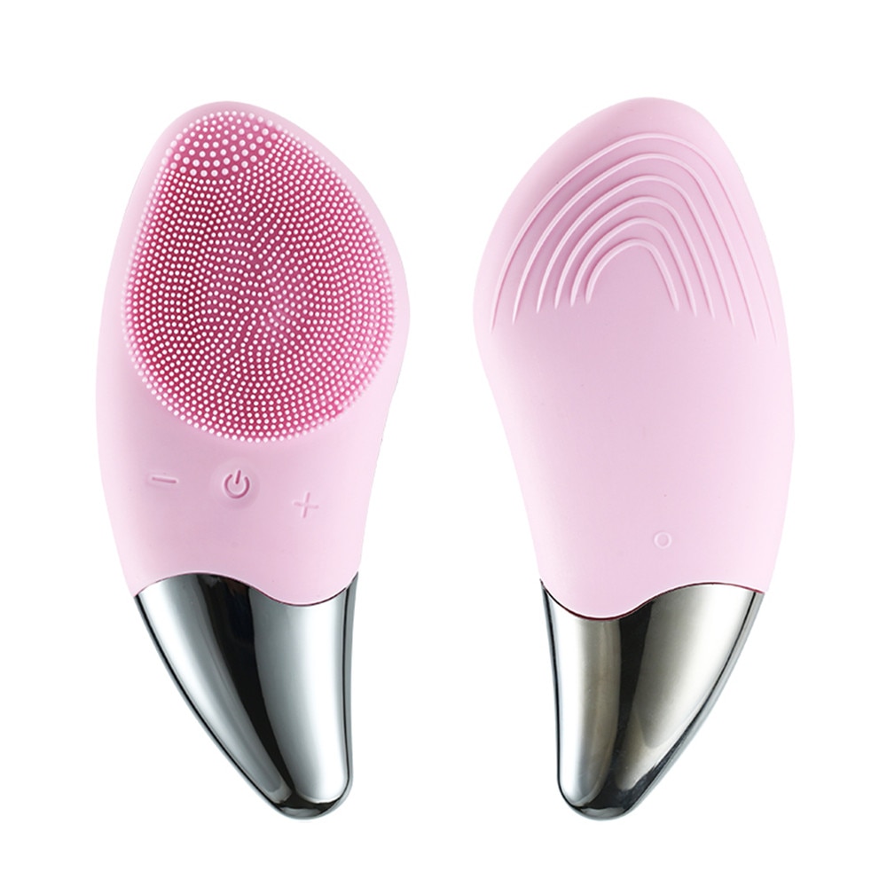 Wasserdichte Gesichtsreinigungsbürste für Männer und Frauen, wiederaufladbare elektrische Peeling-Gesichtswäscher-Reinigungsbürste
