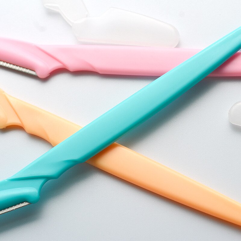 3 Stks/set Wenkbrauw Trimmer Eye Brow Haar Remover Facial Razor Wenkbrauwen Blades Scheerapparaat Scherpe Draagbare Set Vrouwen Beauty Make-Up Tool kit