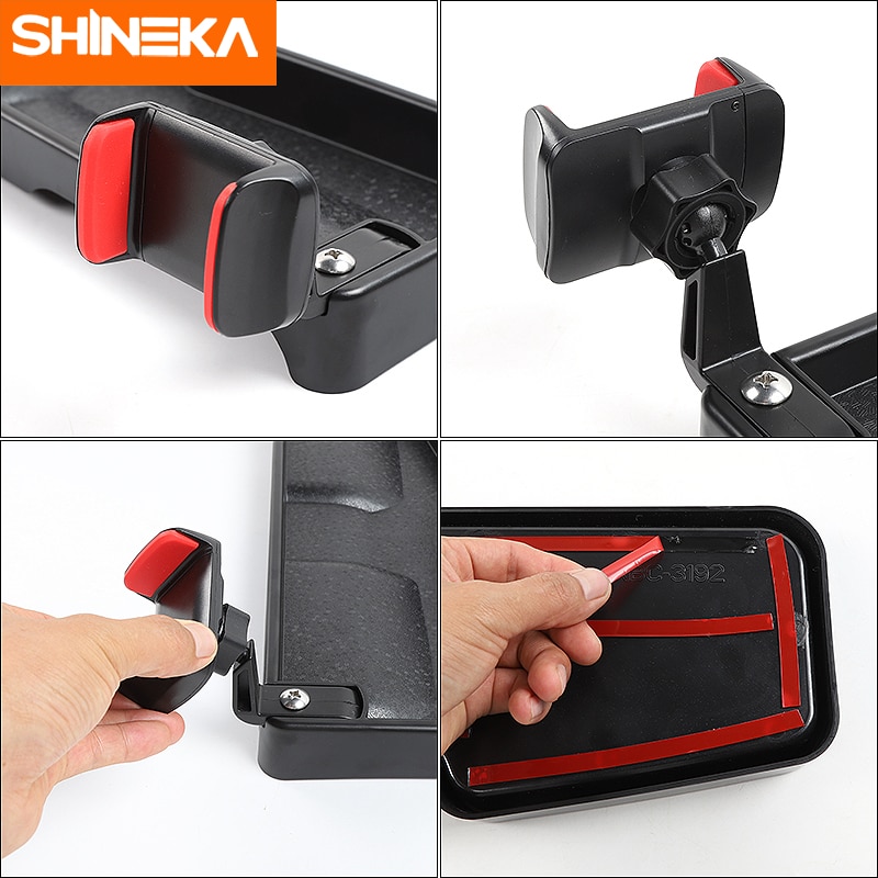 Shineka bil dashboard opbevaringsboks telefon tablet holder organisator bakke til suzuki jimny opbevaring af oprydningstilbehør