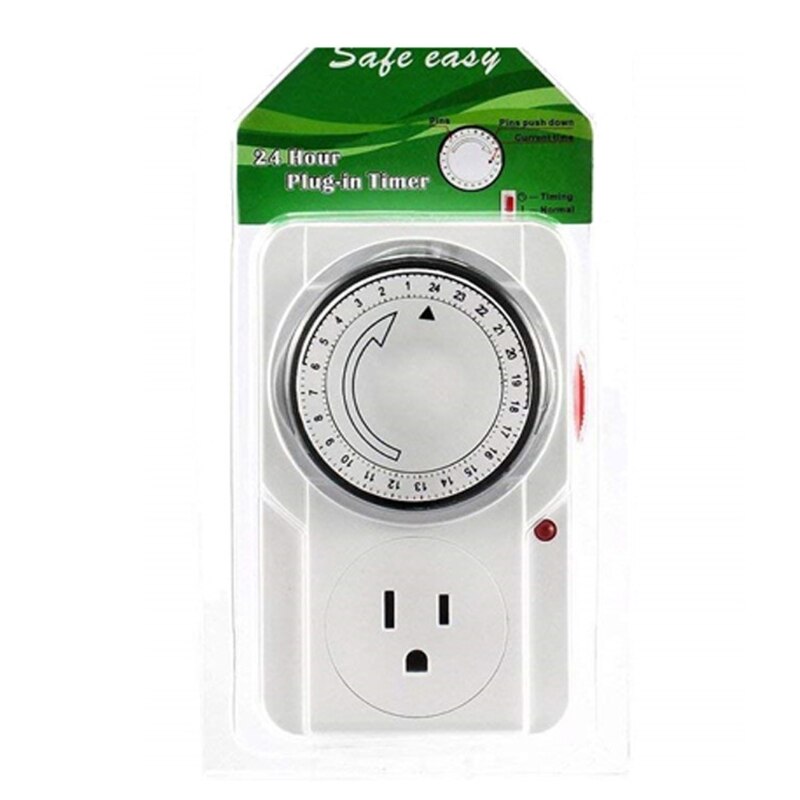 24 Hour Cyclic Timer Switch Kitchen Timer Outlet Loop Universal Timing Socket