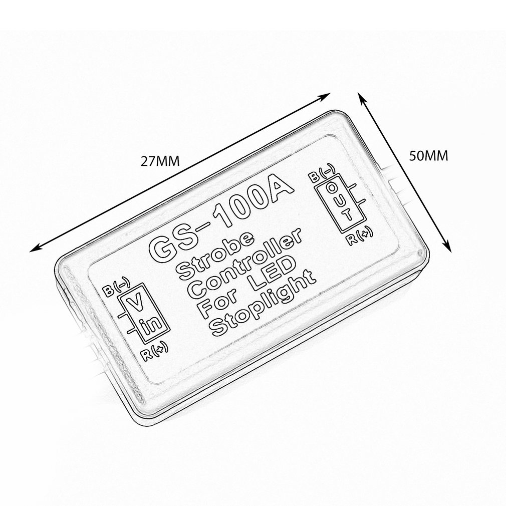 Intelligent LED high position brake light controller