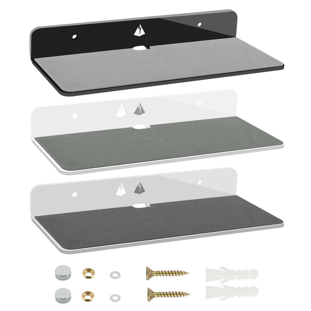 Support mural à dents bleues pour haut-parleur 9x4 pouces, en acrylique, pour téléphone portable, petit objet