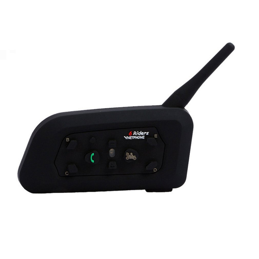 V6-1200 High-speed Protocol Bluetooth Motorcycle Helmet Headset and Interphone Long-distance Transmission