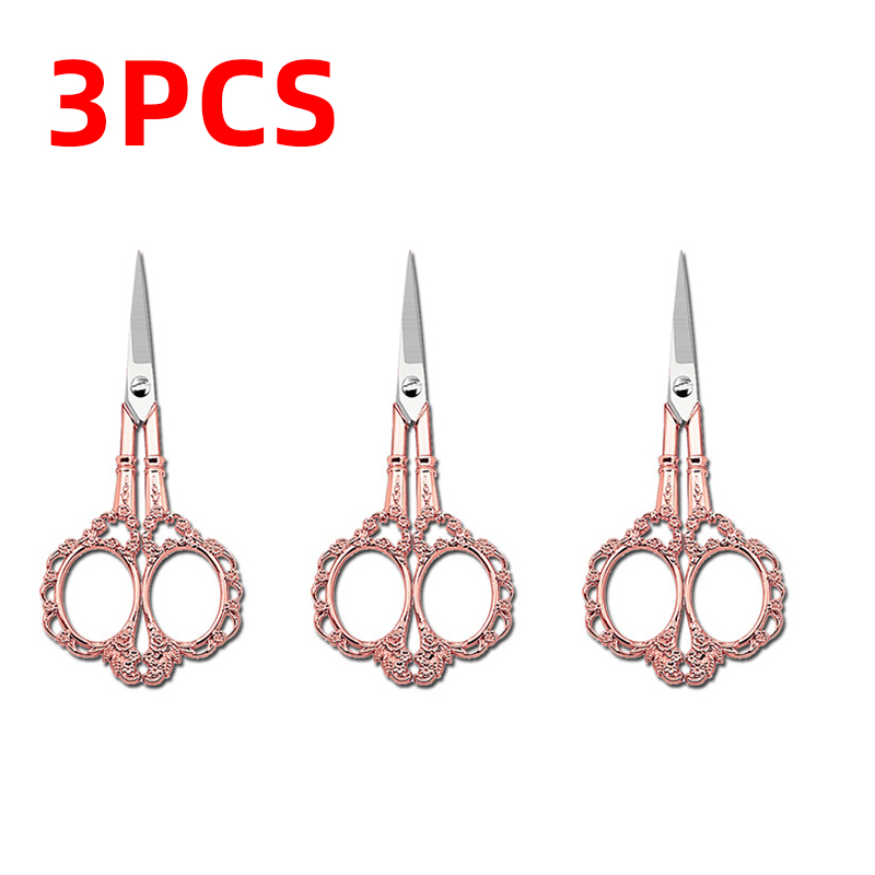 Retro klassieke kleermakersschaar, handwerkschaar, huishoudschaar, kleermakersschaar, stofschaar, naaischaar, stofschaar, naaigaren, duurzame roestvrijstalen schaar: Oranje